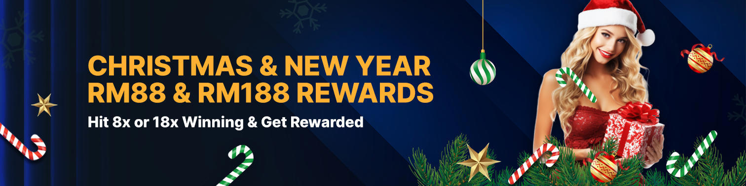 Christmas & New Year RM88 & RM188 Rewards